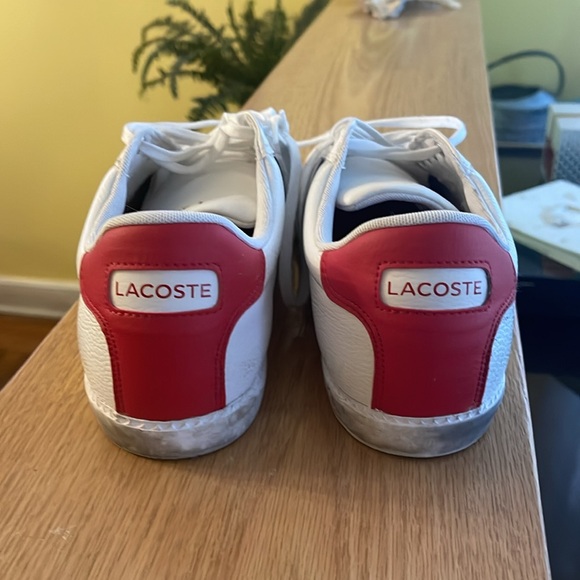 Lacoste Grad Vulc 120 2 P Men’s White Leather Lifestyle Sneakers Shoes Size 11.5 - Picture 3 of 7